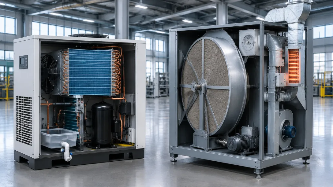 Desiccant vs. Refrigerant Dehumidifiers: An Engineering Selection Guide